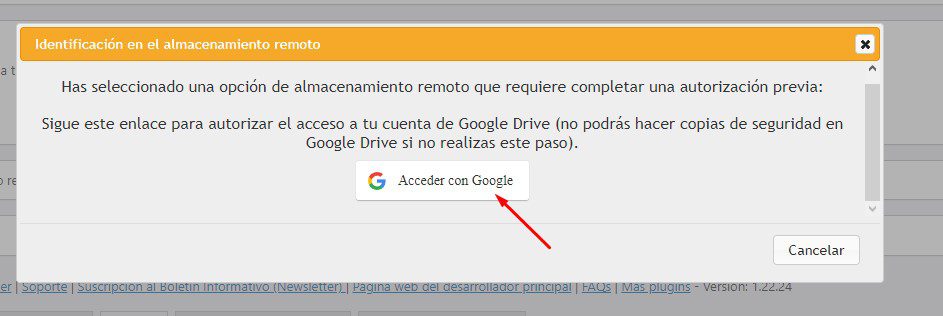 almacenamiento remoto acceder